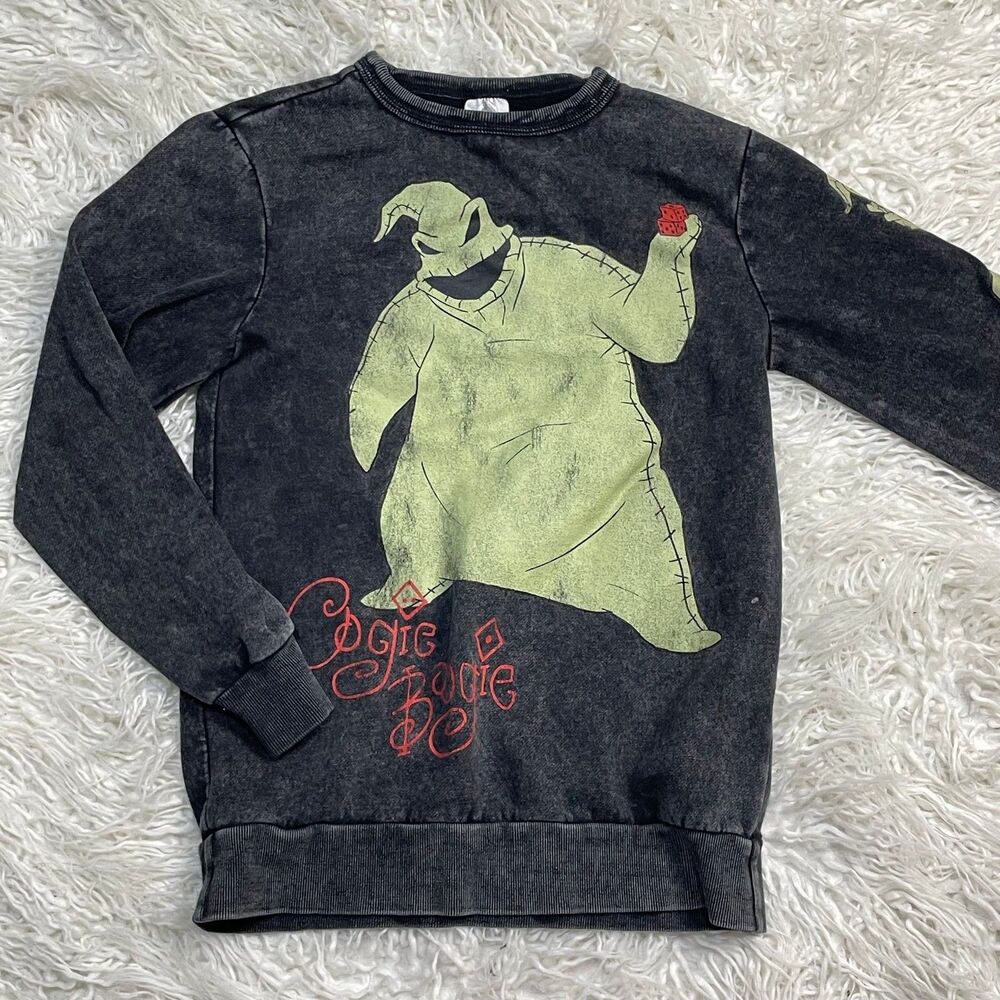 Disney The Nightmare Before Christmas Oogie Boogie Pullover Sweatshirt XS